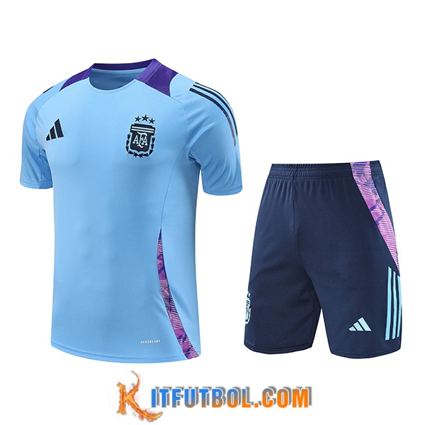 Camiseta Entrenamiento Argentina Azul/Violeta 2024/2025