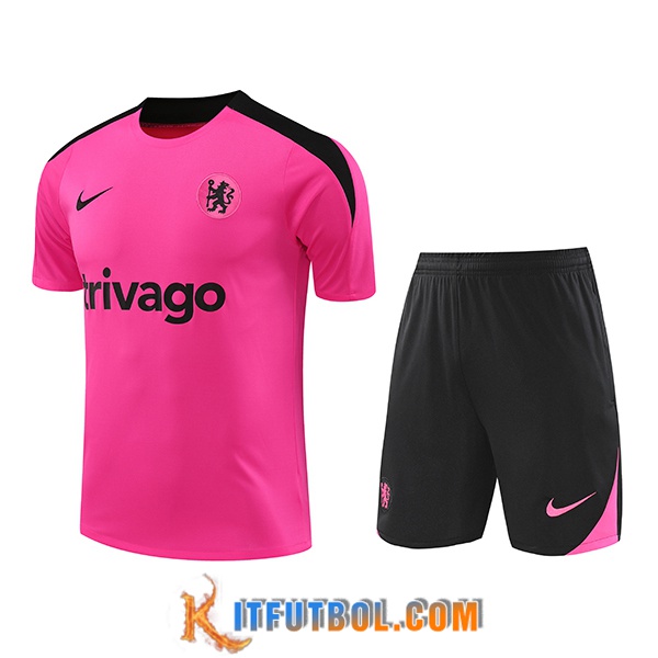 Camiseta Entrenamiento FC Chelsea Violeta/Negro 2024/2025
