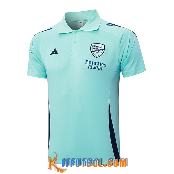 Camiseta Polo Arsenal Verde/Azul 2024/2025