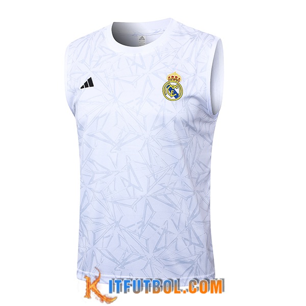 Chalecos De Futbol Real Madrid Blanco 2024/2025 -02