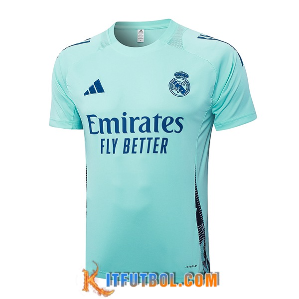 Camiseta Entrenamiento Real Madrid Verde/Azul 2024/2025