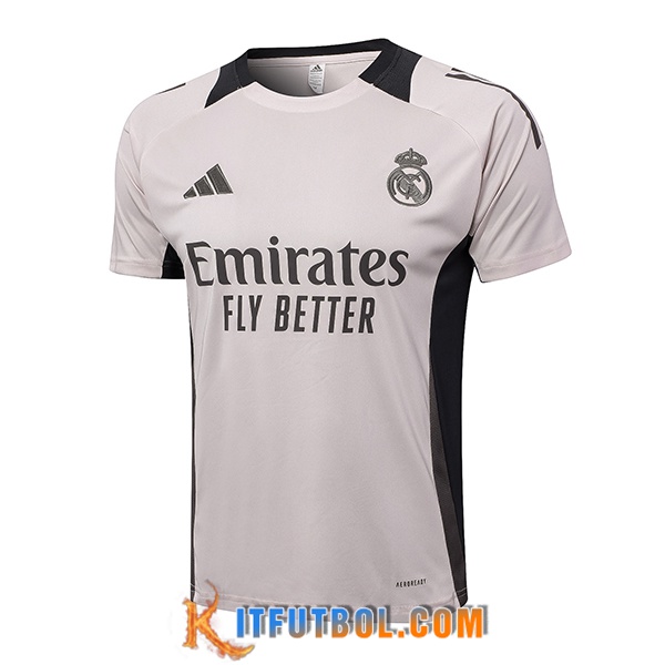 Camiseta Entrenamiento Real Madrid Rosa/Negro 2024/2025