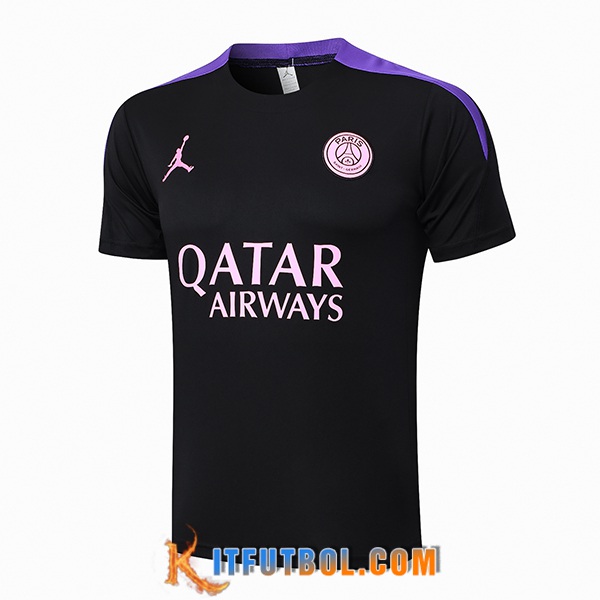 Camiseta Entrenamiento PSG Negro/Violeta 2024/2025