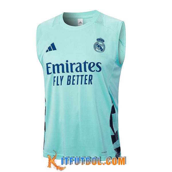 Chalecos De Futbol Real Madrid Verde/Azul 2024/2025
