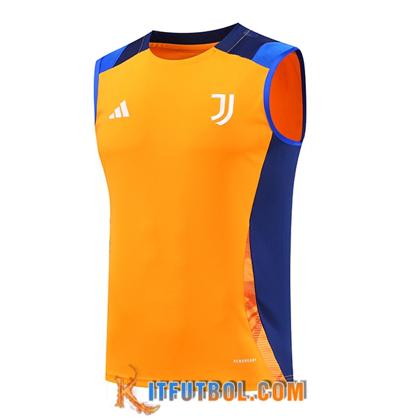 Chalecos De Futbol Juventus Naranja/Azul 2024/2025