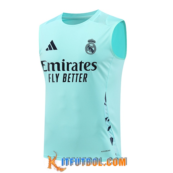 Chalecos De Futbol Real Madrid Verde/Azul 2024/2025