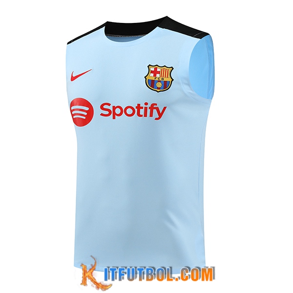 Chalecos De Futbol FC Barcelona Azul/Negro 2024/2025