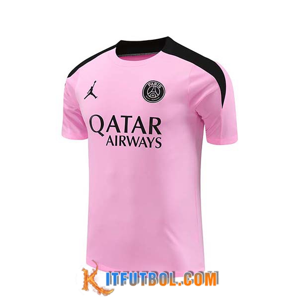 Camiseta Entrenamiento PSG Rosa/Negro 2024/2025