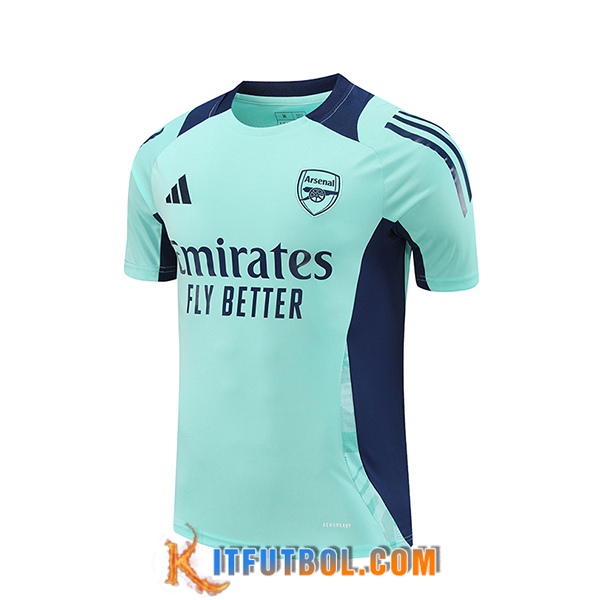Camiseta Entrenamiento Arsenal Verde/Ble 2024/2025