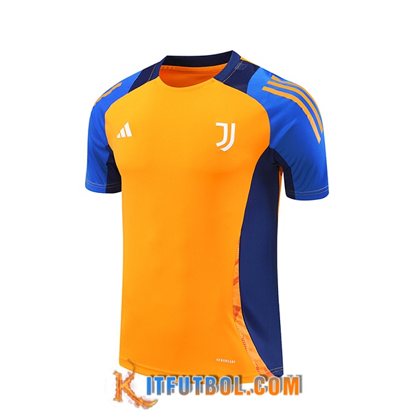 Camiseta Entrenamiento Juventus Naranja/Azul 2024/2025