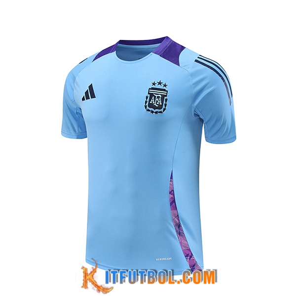 Camiseta Entrenamiento Argentina Azul/Violeta 2024/2025