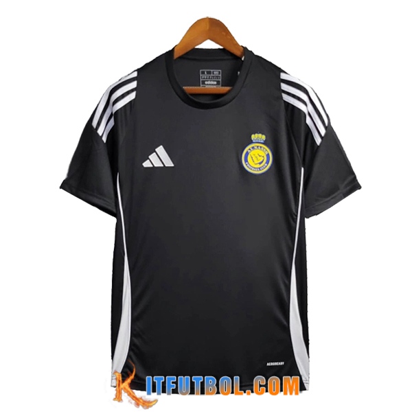 Camiseta Entrenamiento Al-Nassr FC Negro/Blanco 2024/2025
