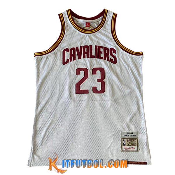 Camisetas De Futbol Cleveland Cavaliers (JAMES #23) 2024/25 Blanco