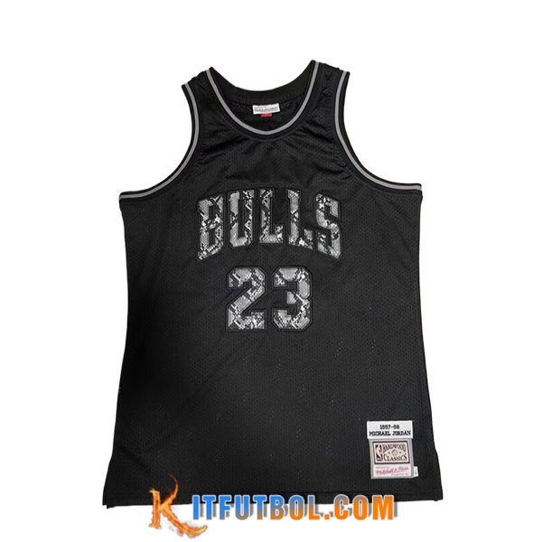 Camisetas De Futbol Chicago Bulls (JORDAN #23) 2024/25 Negro/Gris
