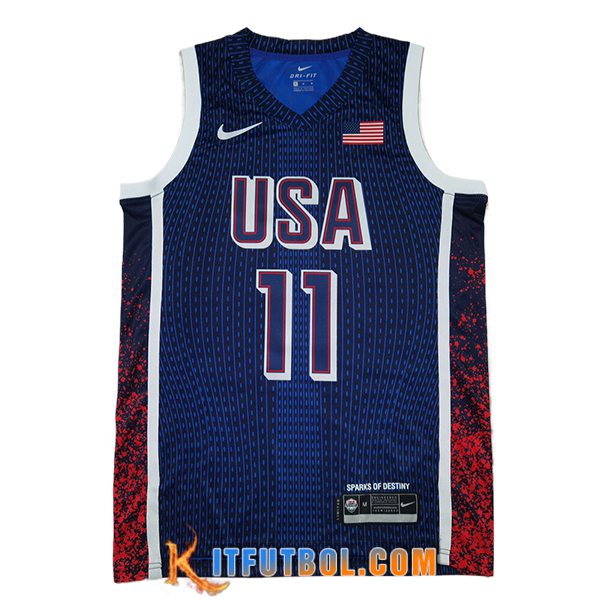 Camisetas De Futbol USA (EMBIID #11) 2024/25 Azul/Rojo