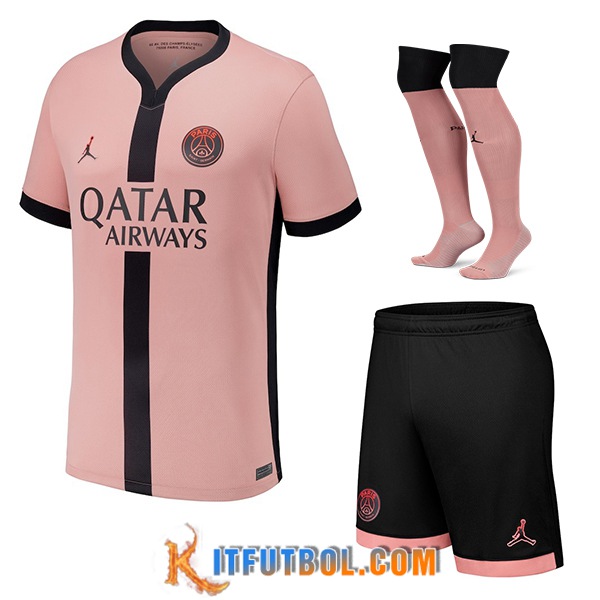 Camisetas Futbol PSG Tercera (Cortos + Calcetines) 2024/2025
