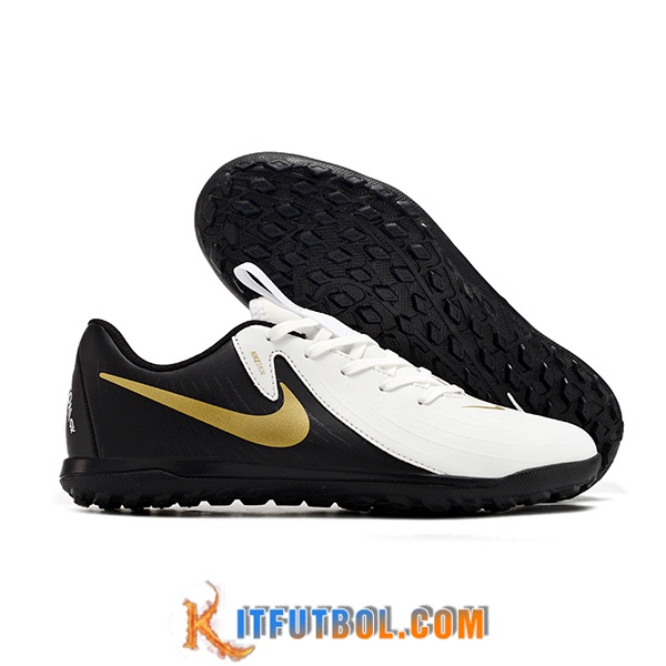 Nike Botas De Fútbol PHANTOM GX II CLUB TF Blanco/Negro/Amarillo