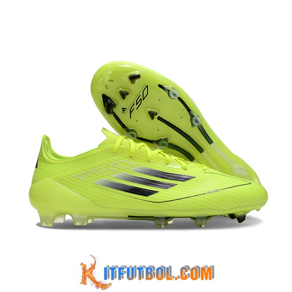Adidas Botas De Fútbol F50 ELITE FG Amarillo/Negro