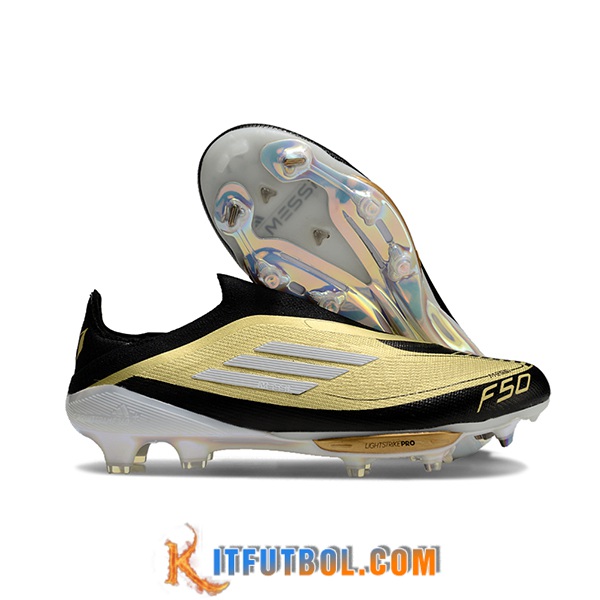 Adidas Botas De Fútbol F50+ FG Amarillo/Negro/Blanco