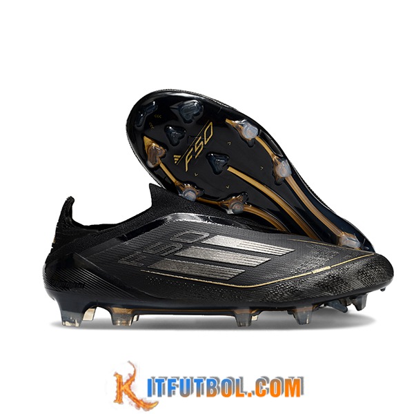 Adidas Botas De Fútbol F50 Elite Laceless FG Negro
