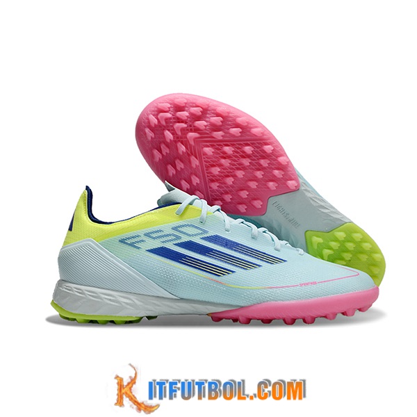 Adidas Botas De Fútbol F50 PRO TF Azul/Negro/Amarillo