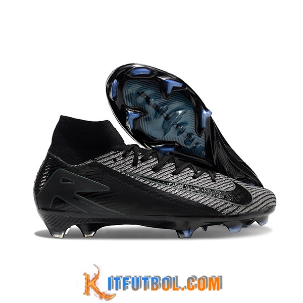 Nike Botas De Fútbol Air Zoom Mercurial Superfly IIX Elite FG Negro/Gris