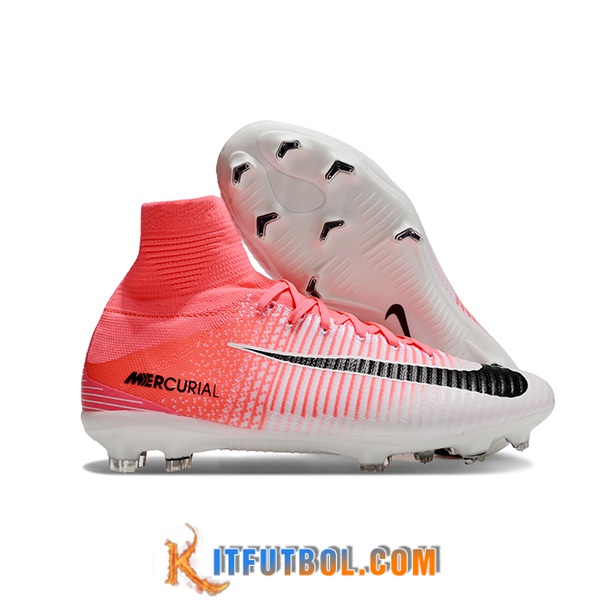 Nike Botas De Fútbol Zoom Superfly 5 Elite FG Blanco/Naranja/Negro