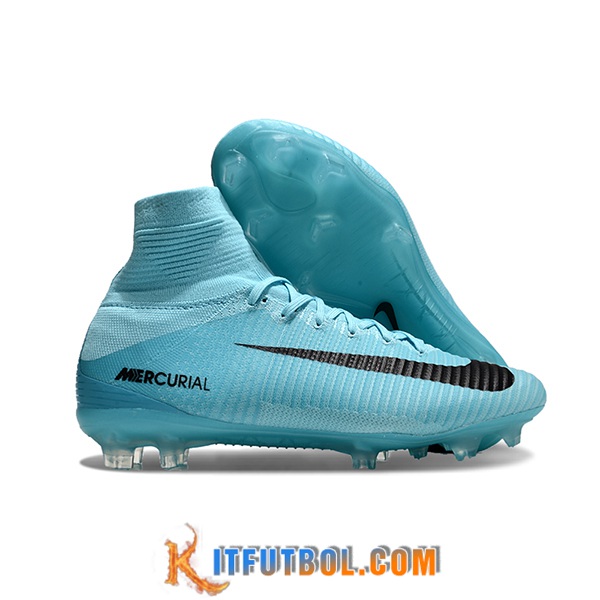 Nike Botas De Fútbol Zoom Superfly 5 Elite FG Azul/Negro