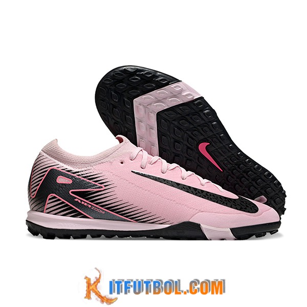 Nike Botas De Fútbol Air Zoom Mercurial Vapor XVI Elite TF Rosa/Negro
