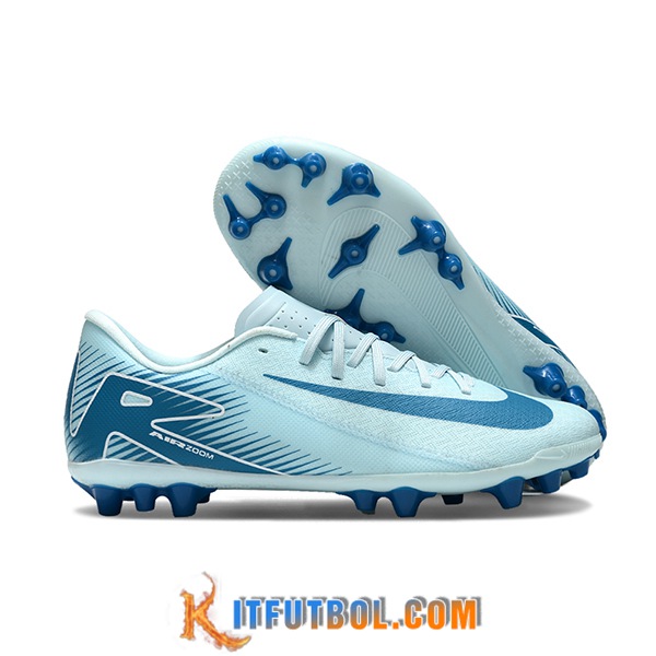 Nike Botas De Fútbol AIR ZOOM MERCURIAL VAPOR XVI ACADEMY X MBAPPE AG Azul