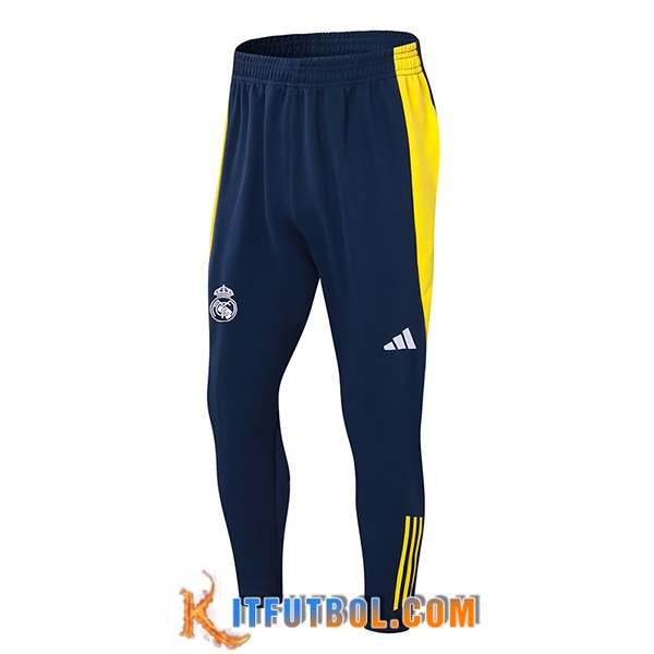 Pantalon Entrenamiento Real Madrid Azul/Amarillo 2024/2025 -04