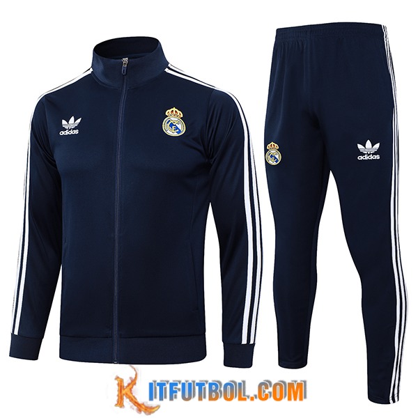 Chandal Equipos De Futbol Chaquetas Real Madrid azul real 2024/2025