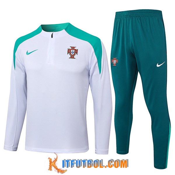 Chandal Equipos De Futbol Portugal Blanco/Verde 2024/2025 -03