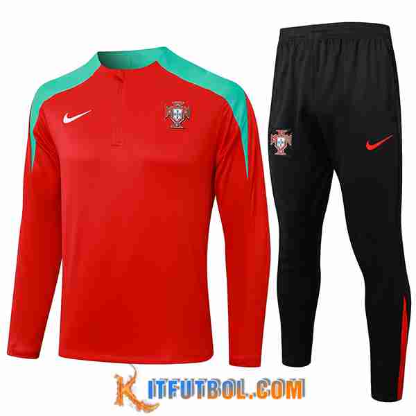 Chandal Equipos De Futbol Portugal Rojo/Verde 2024/2025 -02