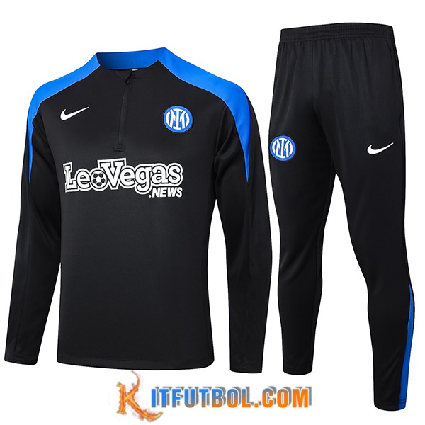 Chandal Equipos De Futbol Inter Milan Negro/Azul 2024/2025 -02