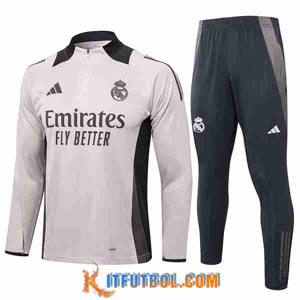 Chandal Equipos De Futbol Real Madrid Rosa/Gris 2024/2025 -03