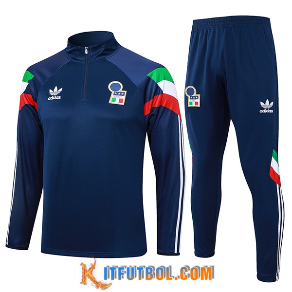 Chandal Equipos De Futbol Italia Azul Oscuro 2024/2025