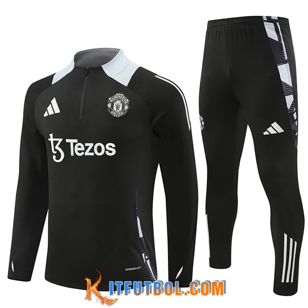 Chandal Equipos De Futbol Manchester United Negro/Gris 2024/2025 -03