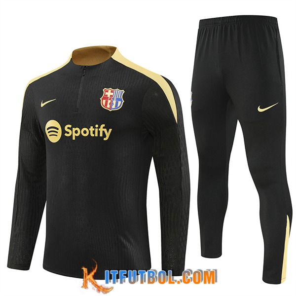 Chandal Equipos De Futbol FC Barcelona Negro/Amarillo 2024/2025