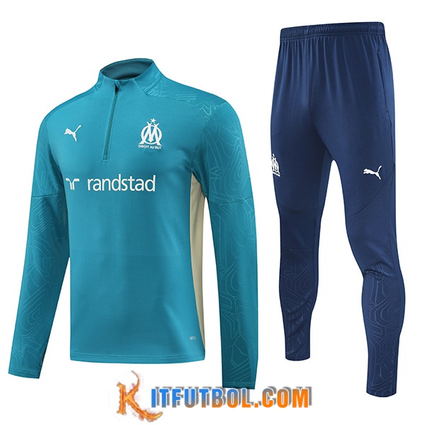 Chandal Equipos De Futbol Marsella Verde/Beige 2024/2025