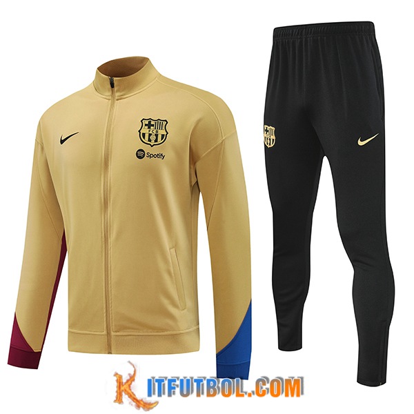 Chandal Equipos De Futbol FC Barcelona Marrón/Azul/Rojo 2024/2025 -02