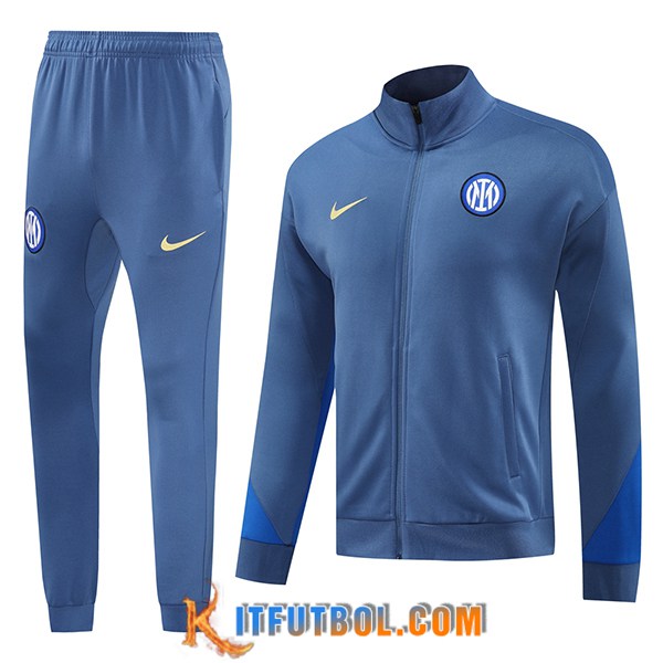 Chandal Equipos De Futbol Chaquetas Inter Milan Azul 2024/2025