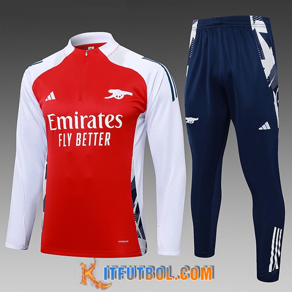 Chandal Equipos De Futbol Arsenal Ninos Rojo/Blanco 2024/2025 -02
