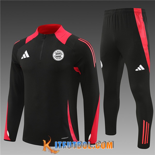 Chandal Equipos De Futbol Bayern Munich Ninos Negro/Rojo 2024/2025