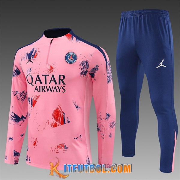 Chandal Equipos De Futbol PSG Ninos Rosa/Azul 2024/2025