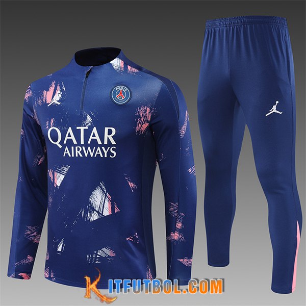 Chandal Equipos De Futbol PSG Ninos Azul/Rosa 2024/2025