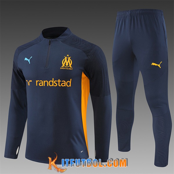 Chandal Equipos De Futbol Marsella Ninos azul real 2024/2025