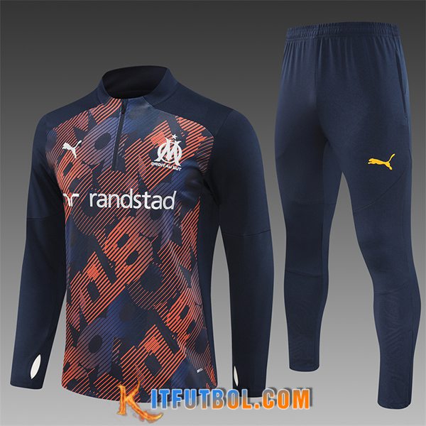 Chandal Equipos De Futbol Marsella Ninos Azul/Naranja 2024/2025