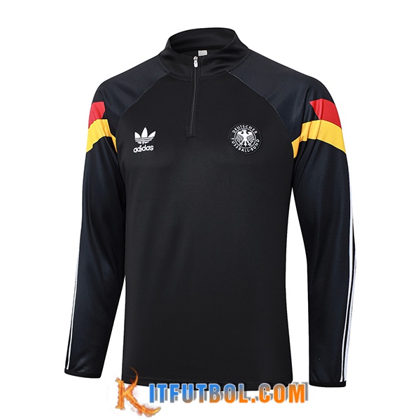Sudadera De Entrenamiento Alemania Negro 2024/2025