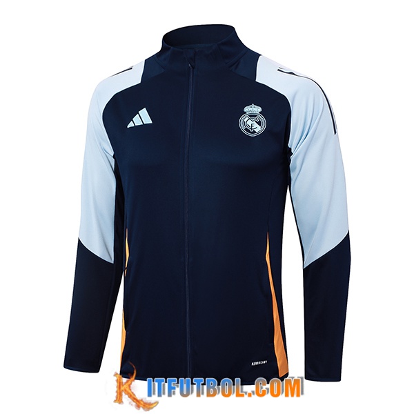 Chaquetas Futbol Real Madrid Azul Oscuro 2024/2025
